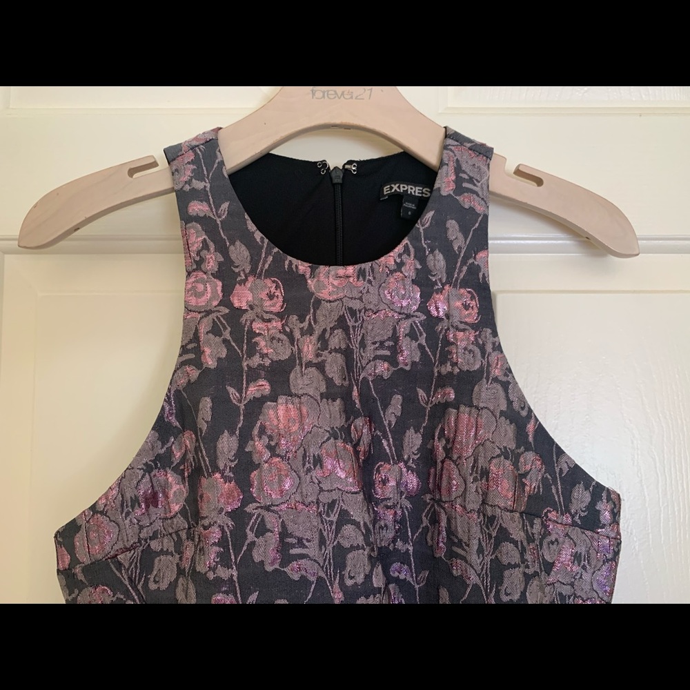SOLD!! Express cutout cocktail dress Gray